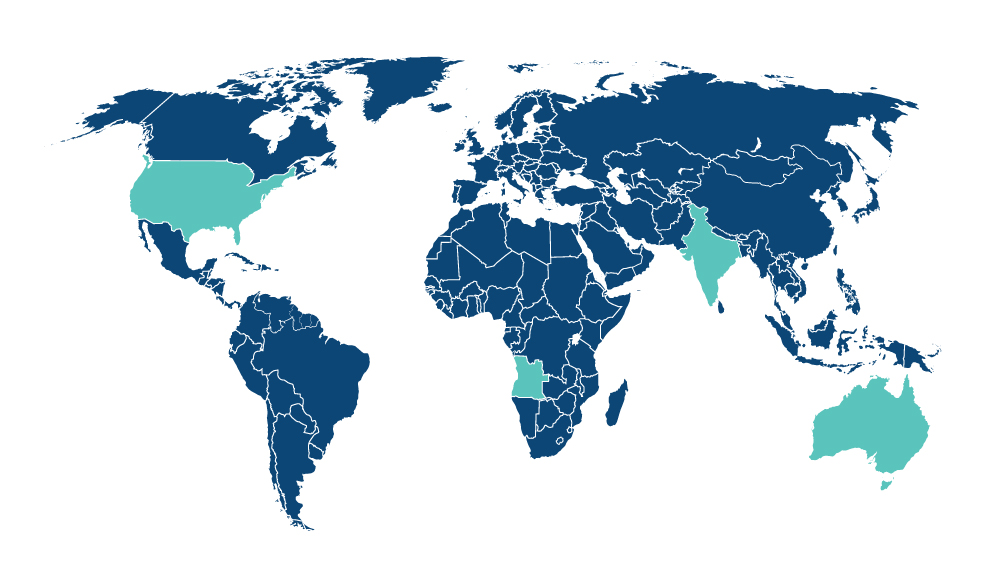 Map Locations EDG Offices Worldwide